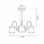 Люстра потолочная NATURA B3 White ImperiumLoft 178081-26