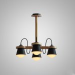 Люстра потолочная NATURA B4 Black ImperiumLoft 178082-26