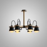 Люстра потолочная NATURA B6 Black ImperiumLoft 178084-26