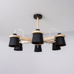 Люстра потолочная NATURA B6 Black ImperiumLoft 178084-26