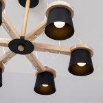 Люстра потолочная NATURA B6 Black ImperiumLoft 178084-26