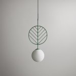 Подвесной светильник LEAF B Зелёный ImperiumLoft 178139-26