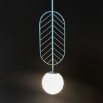 Подвесной светильник LEAF C Голубой ImperiumLoft 178142-26