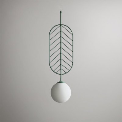 Подвесной светильник LEAF C Зелёный ImperiumLoft 178143-26