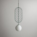 Подвесной светильник LEAF C Зелёный ImperiumLoft 178143-26