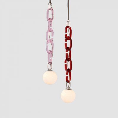 Подвесной светильник CHAIN РОЗОВЫЙ ImperiumLoft 178152-26 Подвесной светильник CHAIN РОЗОВЫЙ ImperiumLoft 178152-26