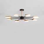 Подвесная люстра SVEGGEN 8 Черный ImperiumLoft 178174-26