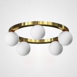 Потолочный светильник WREATH 5 D65 Золото, Матовый ImperiumLoft 178219-26
