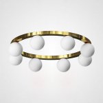 Потолочный светильник WREATH 8 D77 Золото, Матовый ImperiumLoft 178221-26