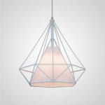 Подвесной светильник The Diamond Chandelier Kevin Reilly 1 D28 Белый ImperiumLoft 178241-26