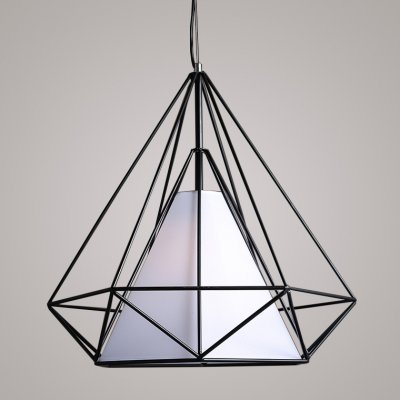 Подвесной светильник The Diamond Chandelier Kevin Reilly 1 D37 Черный ImperiumLoft 178242-26
