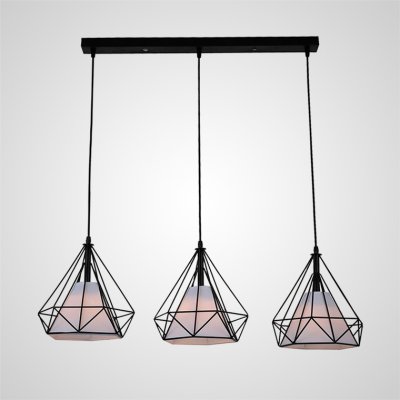 Подвесной светильник The Diamond Chandelier Kevin Reilly 3 Черный ImperiumLoft 178244-26