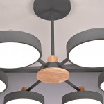 Потолочная люстра MOVE 6 Gray ImperiumLoft 178253-26