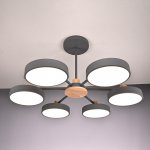 Потолочная люстра MOVE 6 Gray ImperiumLoft 178253-26