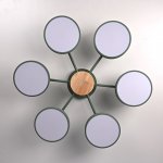 Потолочная люстра MOVE 6 Green ImperiumLoft 178254-26