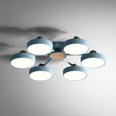 Потолочная люстра MOVE 6 Blue ImperiumLoft 178256-26