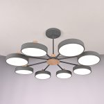 Потолочная люстра MOVE 8 Gray ImperiumLoft 178257-26