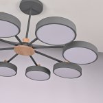 Потолочная люстра MOVE 8 Gray ImperiumLoft 178257-26