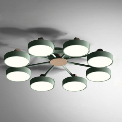 Потолочная люстра MOVE 8 Green ImperiumLoft 178258-26