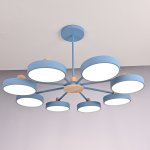 Потолочная люстра MOVE 8 Blue ImperiumLoft 178259-26