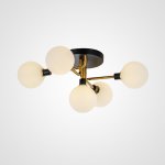 Подвесная люстра NEXO 5 Белый, Золото ImperiumLoft 178274-26