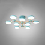 Подвесная люстра TURNA Голубой ImperiumLoft 178302-26