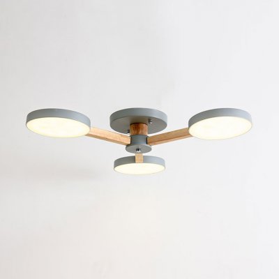 Потолочная люстра TURNA 3 Gray ImperiumLoft 178332-26