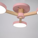 Потолочная люстра TURNA 3 Pink ImperiumLoft 178333-26