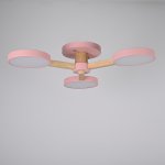 Потолочная люстра TURNA 3 Pink ImperiumLoft 178333-26