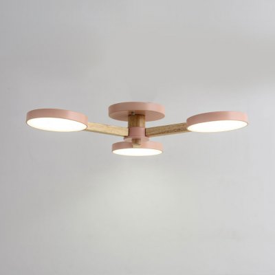 Потолочная люстра TURNA 3 Pink ImperiumLoft 178333-26 Потолочная люстра TURNA 3 Pink ImperiumLoft 178333-26