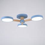 Потолочная люстра TURNA 3 Blue ImperiumLoft 178334-26
