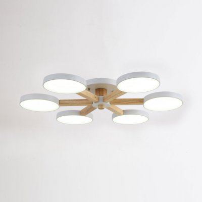 Потолочная люстра TURNA 6 White ImperiumLoft 178335-26