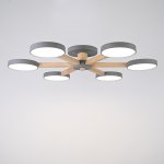 Потолочная люстра TURNA 6 Gray ImperiumLoft 178337-26