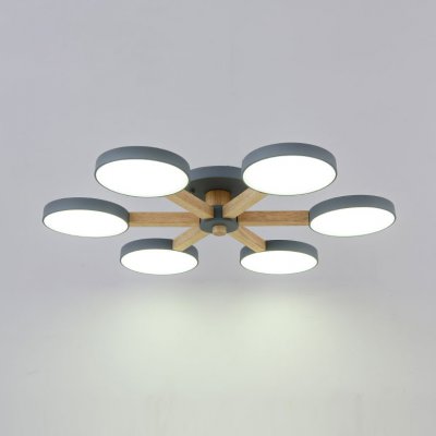 Потолочная люстра TURNA 6 Gray ImperiumLoft 178337-26 Потолочная люстра TURNA 6 Gray ImperiumLoft 178337-26