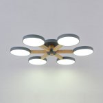 Потолочная люстра TURNA 6 Gray ImperiumLoft 178337-26