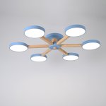 Потолочная люстра TURNA 6 Blue ImperiumLoft 178338-26