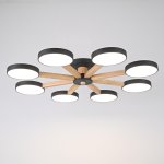 Потолочная люстра TURNA 8 Black ImperiumLoft 178341-26