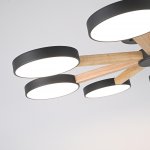 Потолочная люстра TURNA 8 Black ImperiumLoft 178341-26