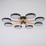 Потолочная люстра TURNA 8 Black ImperiumLoft 178341-26