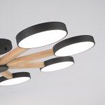 Потолочная люстра TURNA 8 Black ImperiumLoft 178341-26