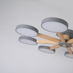 Потолочная люстра TURNA 8 Gray ImperiumLoft 178342-26
