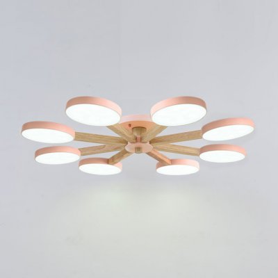 Потолочная люстра TURNA 8 Pink ImperiumLoft 178343-26