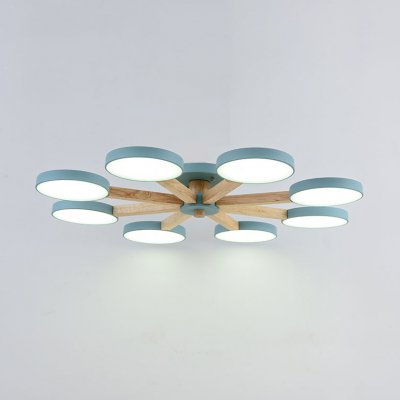 Потолочная люстра TURNA 8 Blue ImperiumLoft 178344-26 Потолочная люстра TURNA 8 Blue ImperiumLoft 178344-26