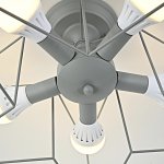Потолочная люстра ASTERI Gray ImperiumLoft 178359-26