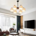 Потолочная люстра на штанге EVEN 8 Green ImperiumLoft 178370-26