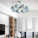 Потолочная люстра на штанге EVEN 8 Gray ImperiumLoft 178371-26