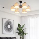 Потолочная люстра на штанге EVEN 8 Olive ImperiumLoft 178372-26