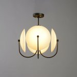 Подвесная люстра REFLEX-B Черный, Белый ImperiumLoft 178374-26