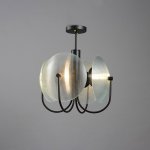 Подвесная люстра REFLEX-B Черный, Прозрачный ImperiumLoft 178375-26