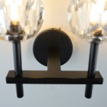 Бра RH Boule de Cristal Double Sconce Brass Черный ImperiumLoft 178385-22